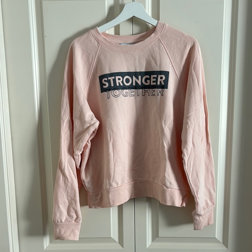 Peloton Light Pink Sweatshirt
